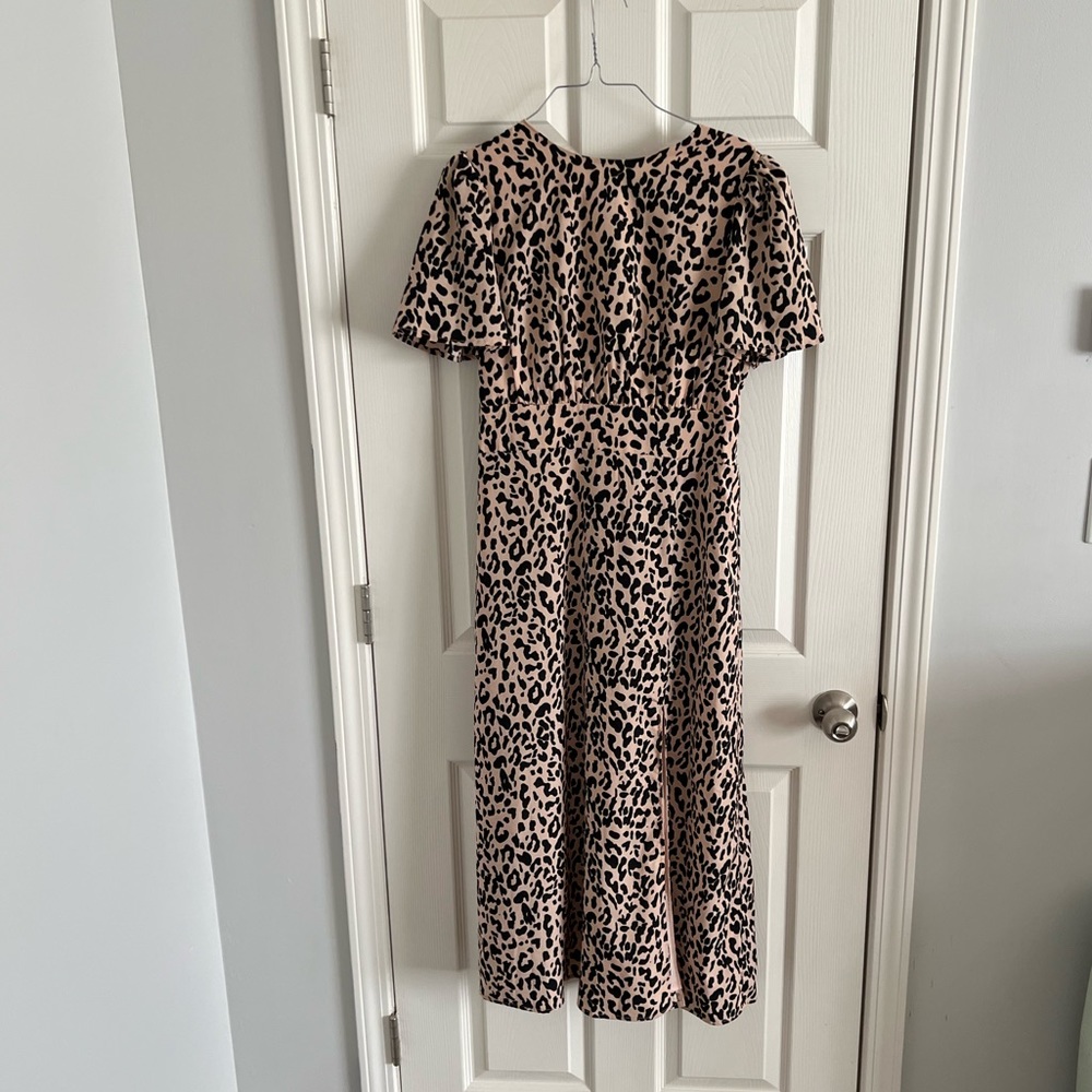 Sugar Lips Cheetah Print MIDI Dress
